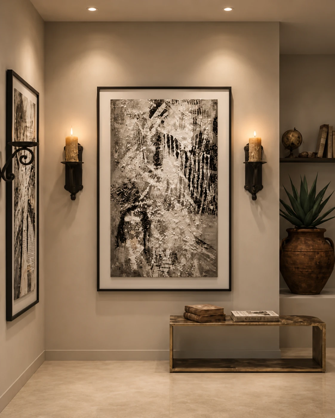 Framed Sketch Art Print – 80x120 cm view 2